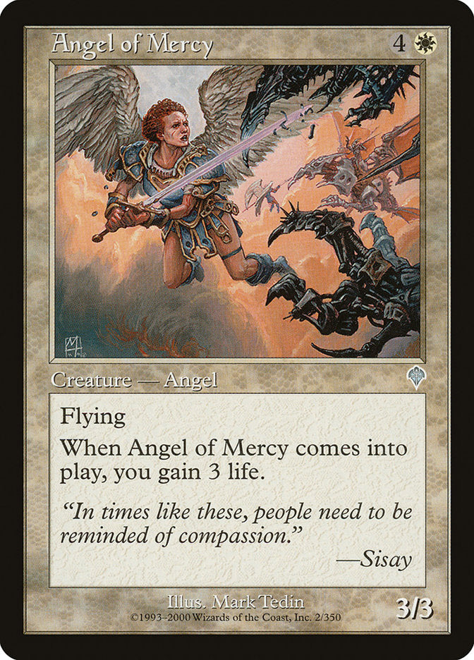 MTG Card Title: Angel of Mercy INV/2