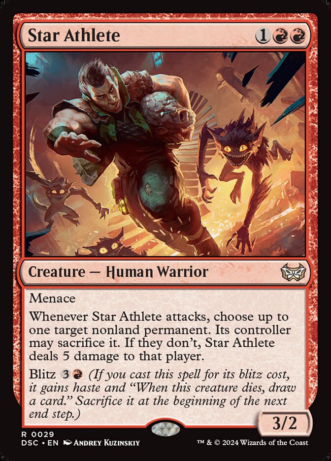 MTG Card Title: Star Athlete DSC/29