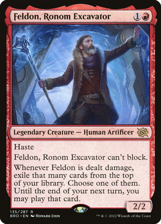 MTG Card Title: Feldon, Ronom Excavator BRO/135