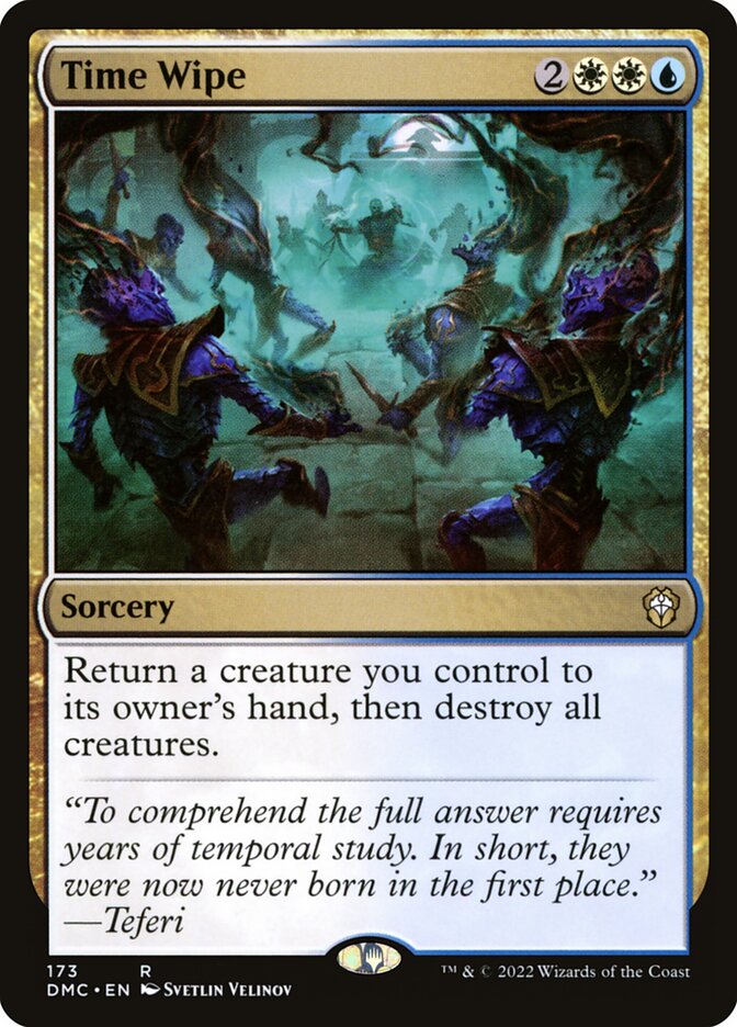 MTG Card Title: Time Wipe DMC/173