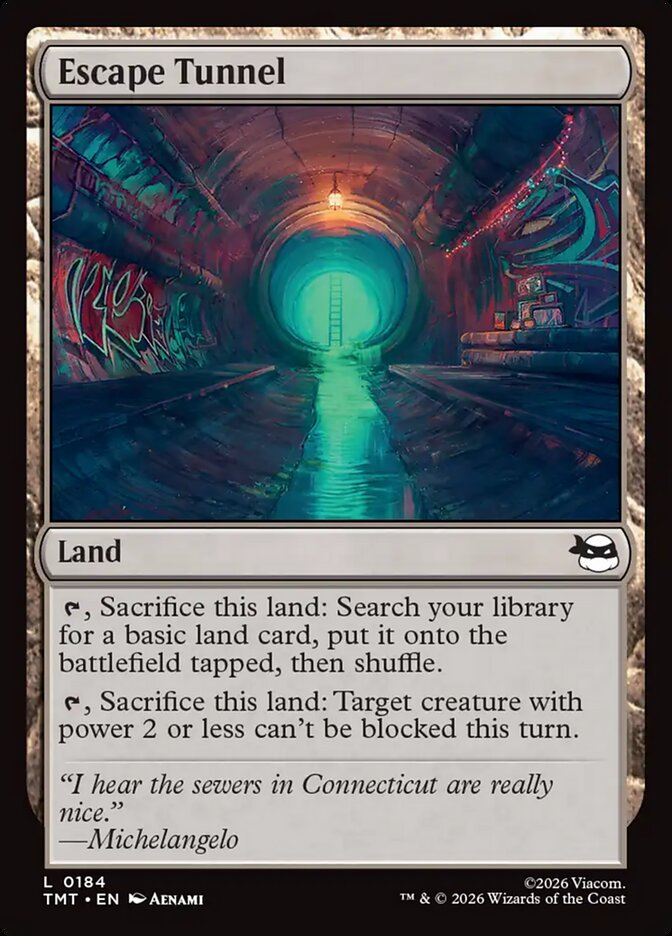 MTG Card Title: Escape Tunnel TMT/184