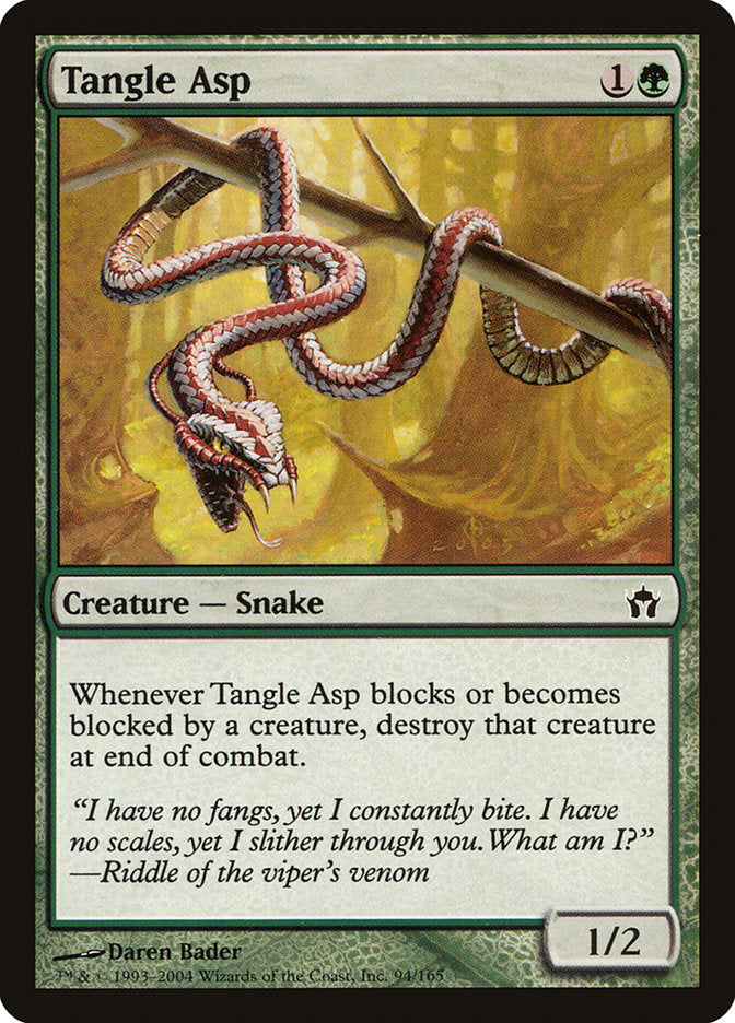 MTG Card Title: Tangle Asp 5DN/94
