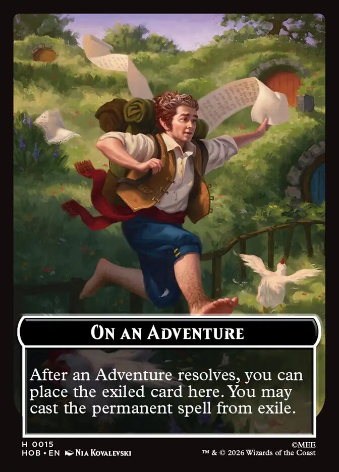 MTG Card Title: On an Adventure THOB/15