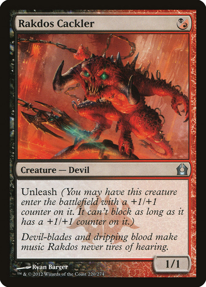 MTG Card Title: Rakdos Cackler RTR/220