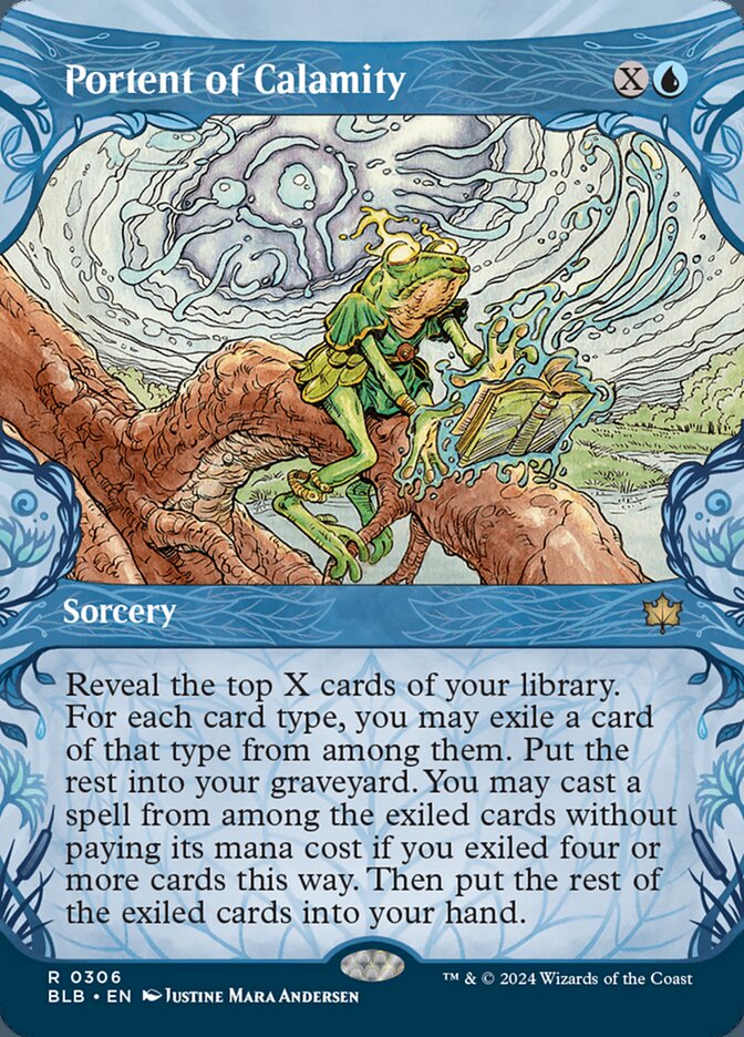 MTG Card Title: Portent of Calamity BLB/306