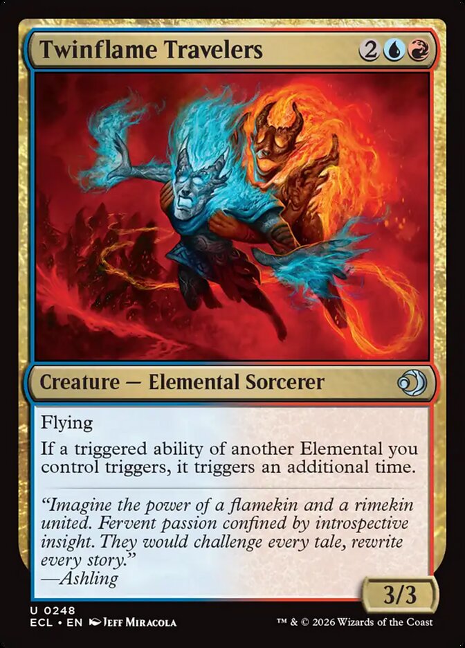 MTG Card Title: Twinflame Travelers ECL/248