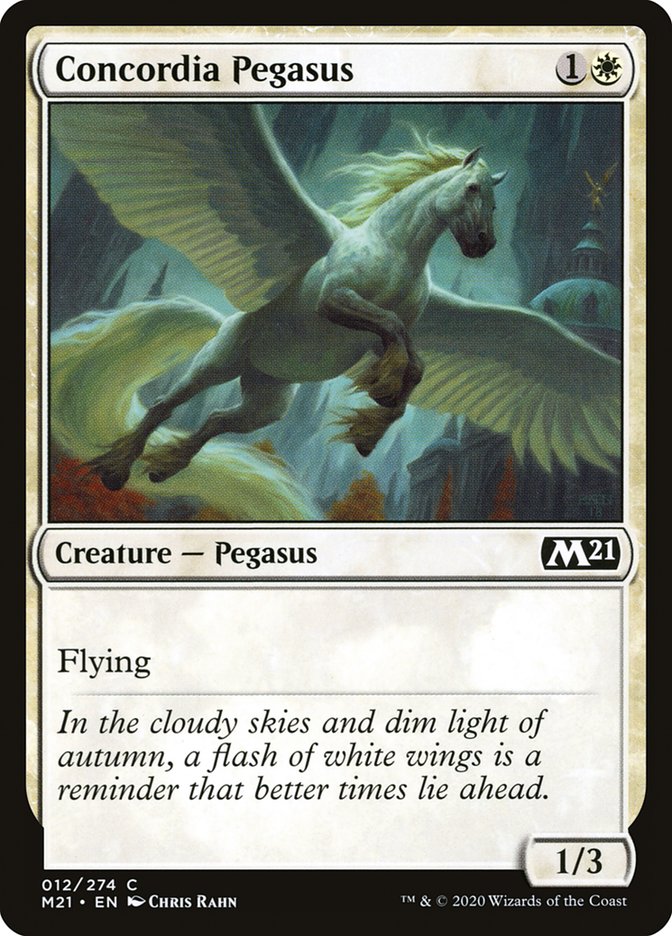 MTG Card Title: Concordia Pegasus M21/12