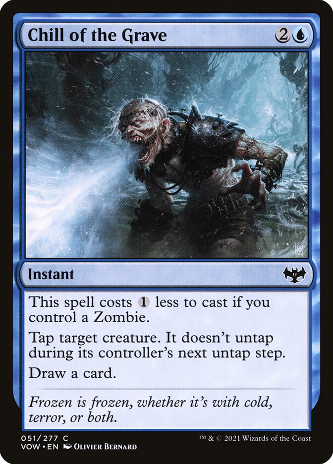 MTG Card Title: Chill of the Grave VOW/51
