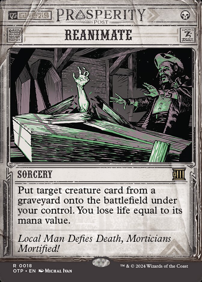 MTG Card Title: Reanimate OTP/18