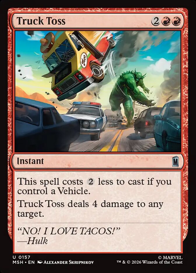 MTG Card Title: Truck Toss MSH/157