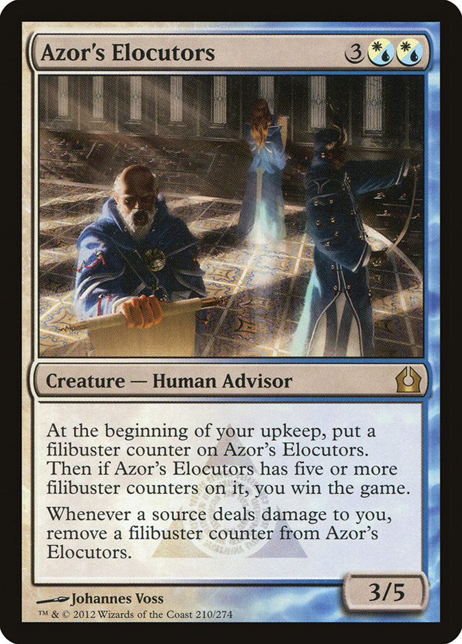 MTG Card Title: Azor's Elocutors RTR/210
