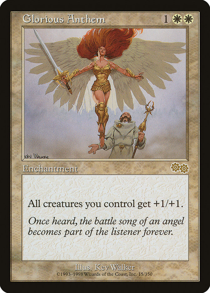 MTG Card Title: Glorious Anthem USG/15