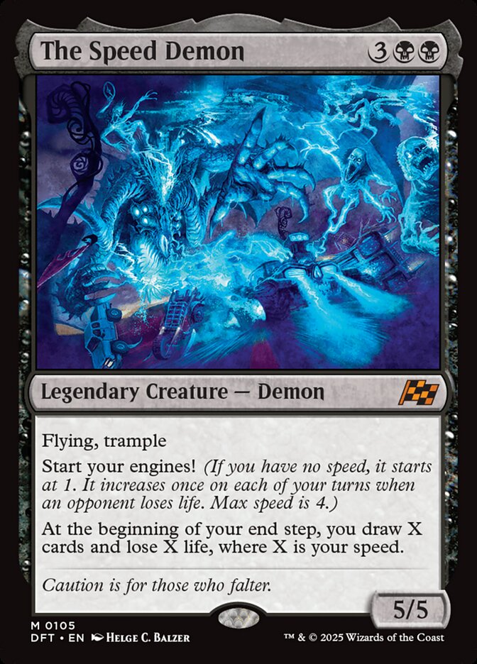 MTG Card Title: The Speed Demon DFT/105