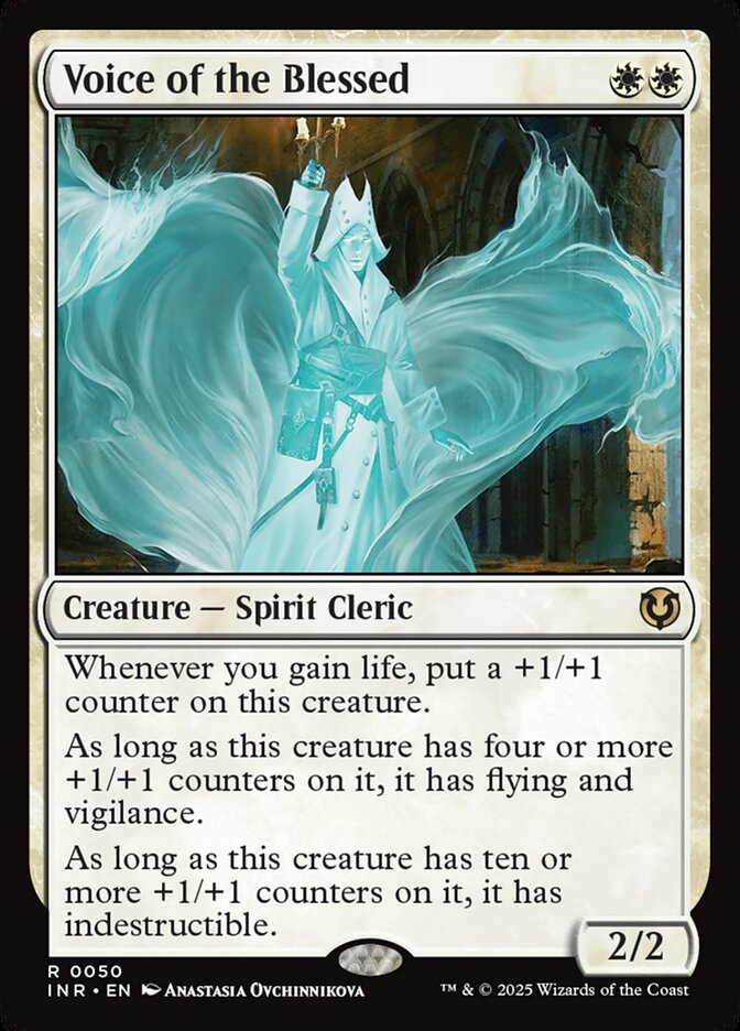 MTG Card Title: Voice of the Blessed INR/50