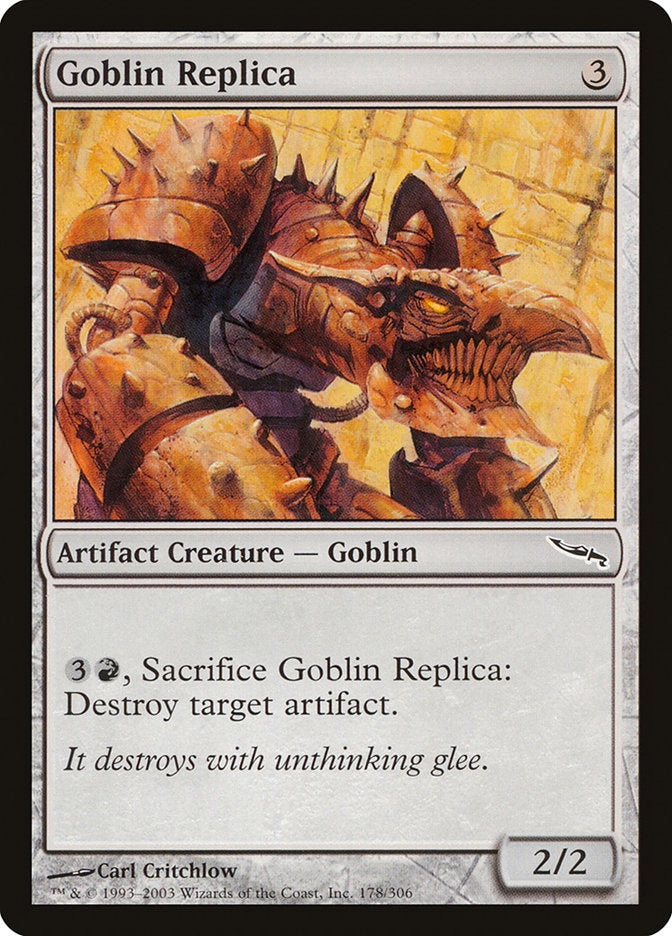 MTG Card Title: Goblin Replica MRD/178