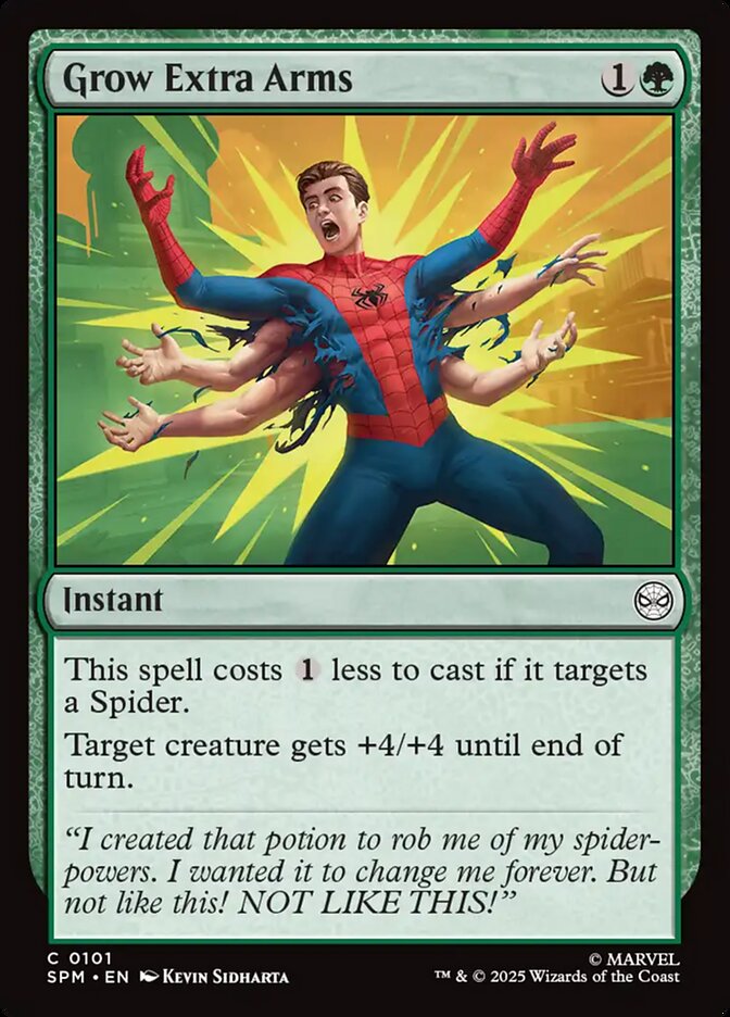 MTG Card Title: Grow Extra Arms SPM/101