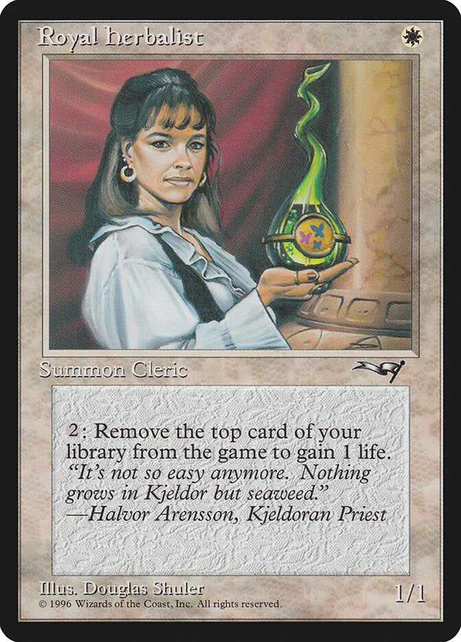 MTG Card Title: Royal Herbalist ALL/15b
