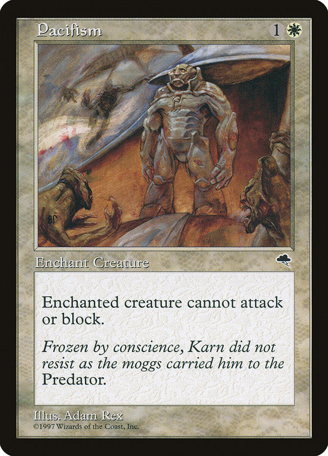 MTG Card Title: Pacifism TMP/34