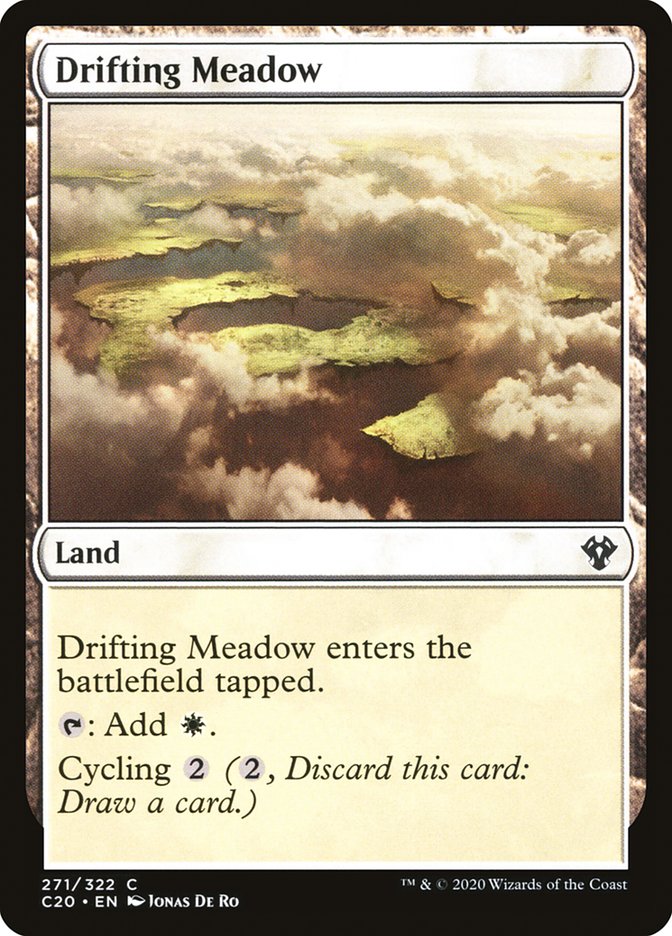 MTG Card Title: Drifting Meadow C20/271