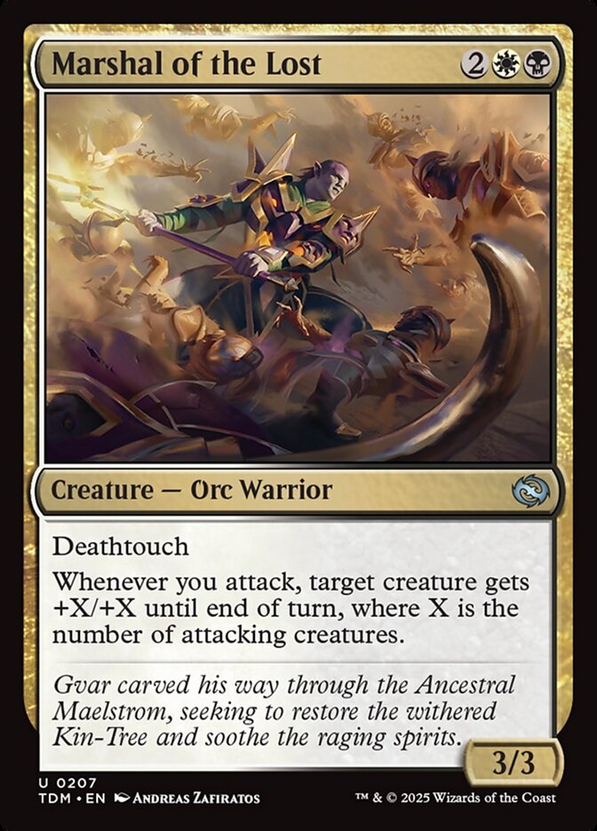 MTG Card Title: Marshal of the Lost TDM/207