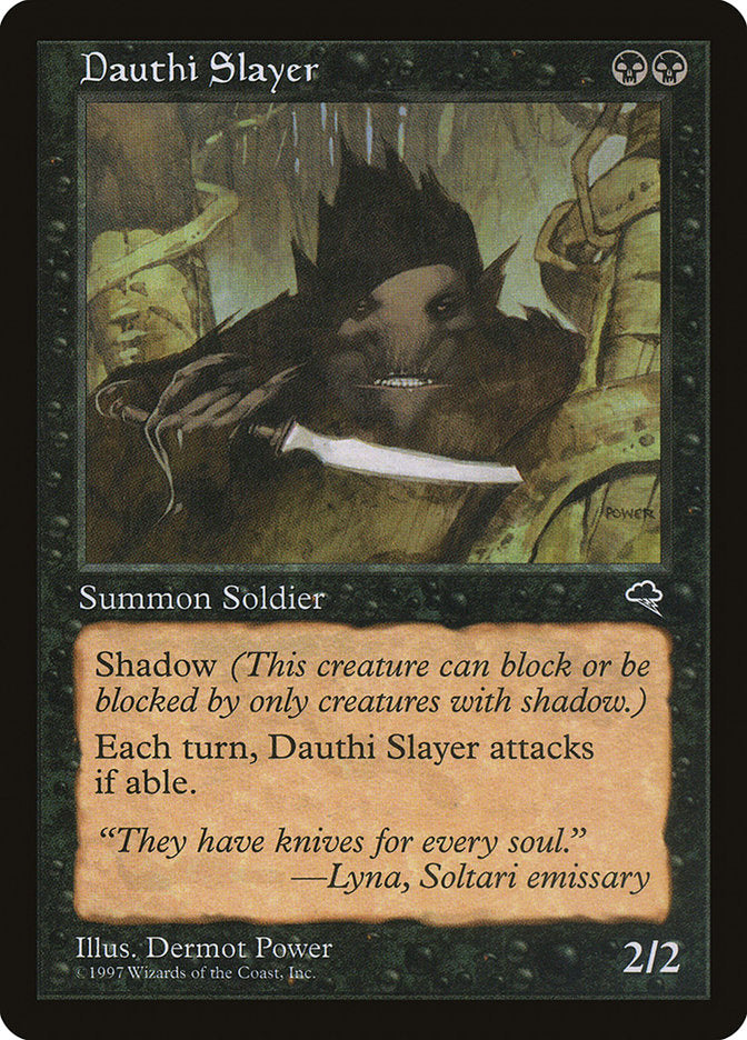 MTG Card Title: Dauthi Slayer TMP/126