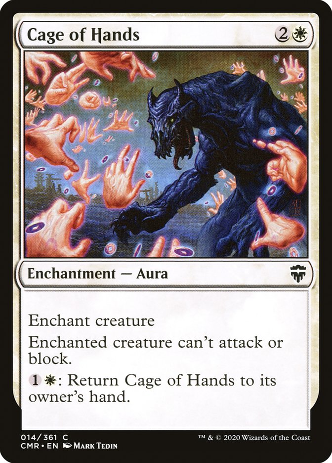 MTG Card Title: Cage of Hands CMR/14