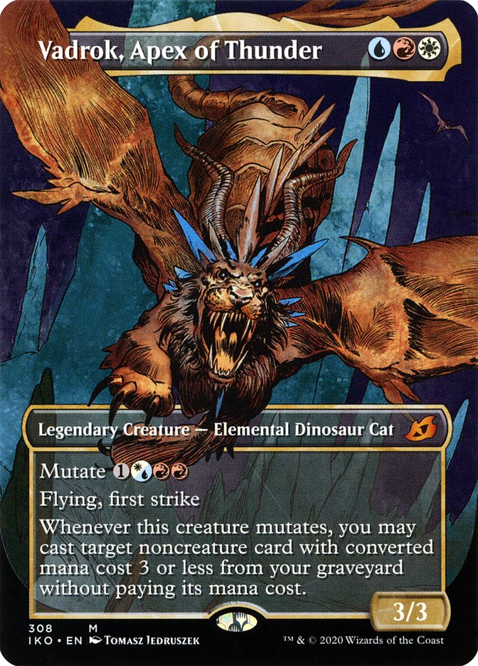 MTG Card Title: Vadrok, Apex of Thunder IKO/308
