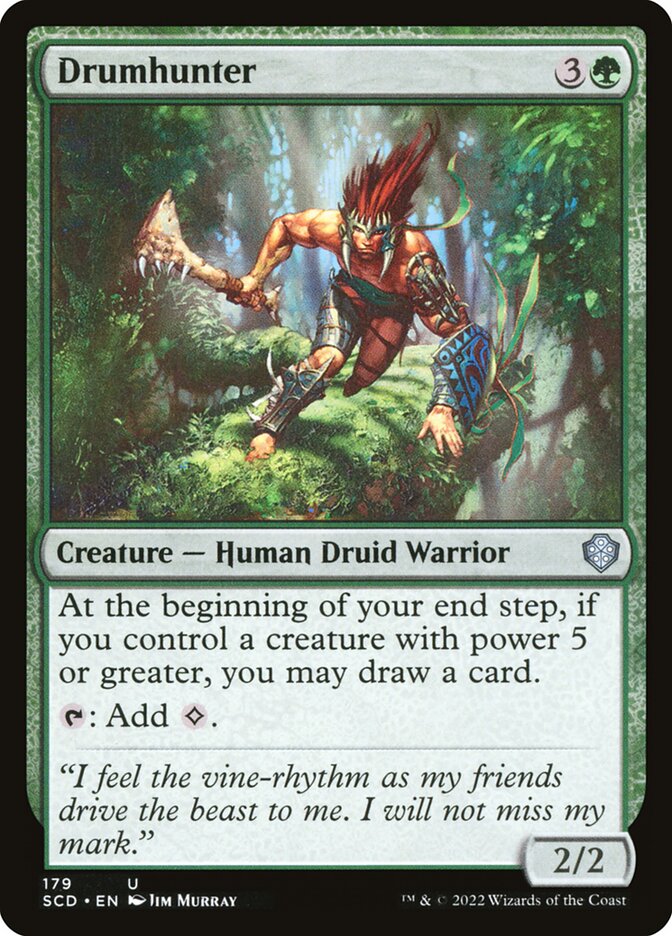 MTG Card Title: Drumhunter SCD/179