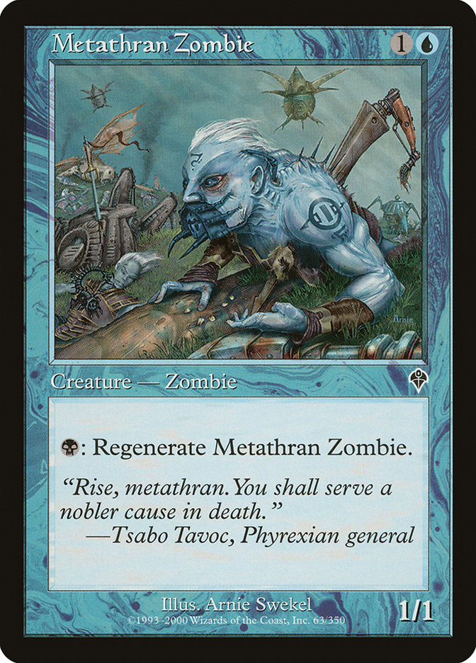 MTG Card Title: Metathran Zombie INV/63