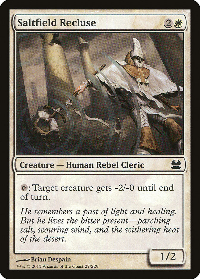 MTG Card Title: Saltfield Recluse MMA/27