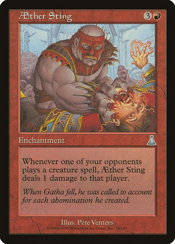 MTG Card Title: Aether Sting UDS/76