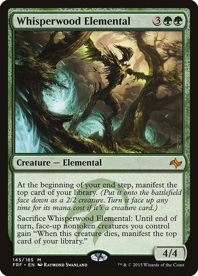 MTG Card Title: Whisperwood Elemental FRF/145