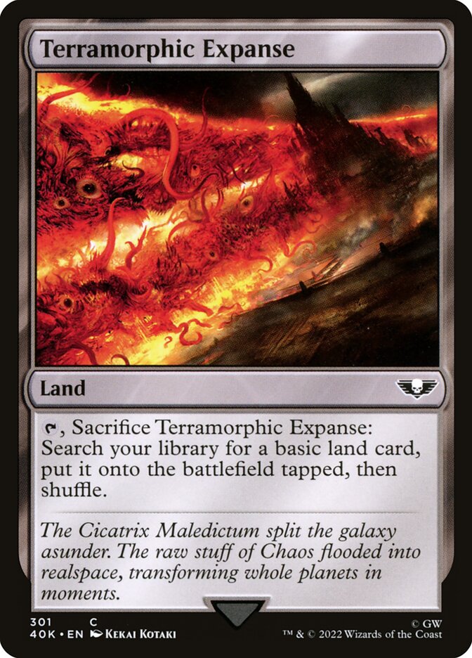 MTG Card Title: Terramorphic Expanse 40K/301