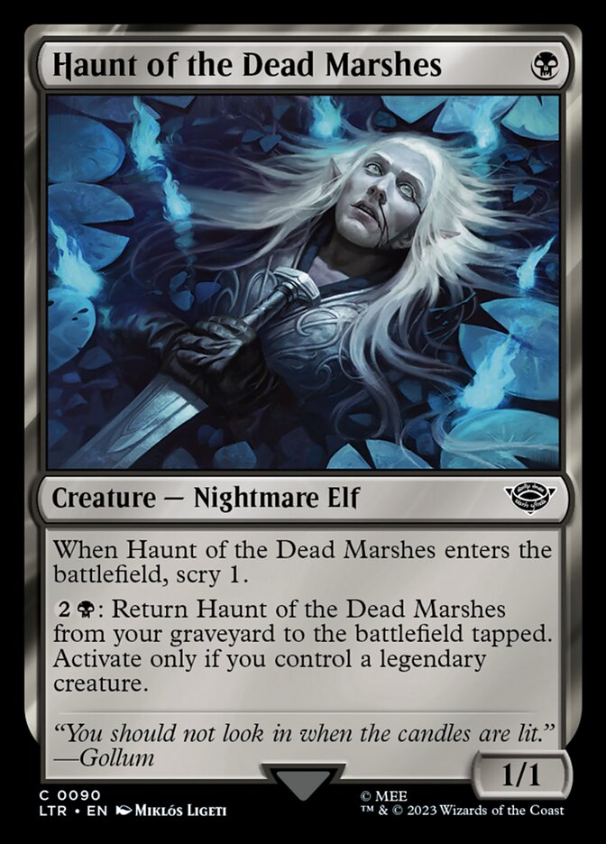 MTG Card Title: Haunt of the Dead Marshes LTR/90
