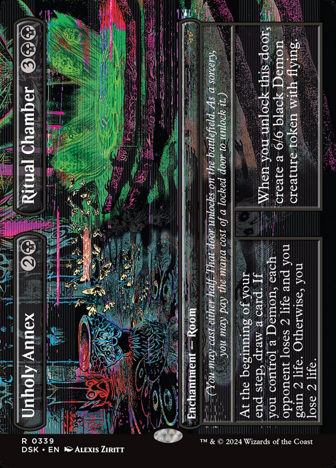 MTG Card Title: Unholy Annex // Ritual Chamber DSK/339