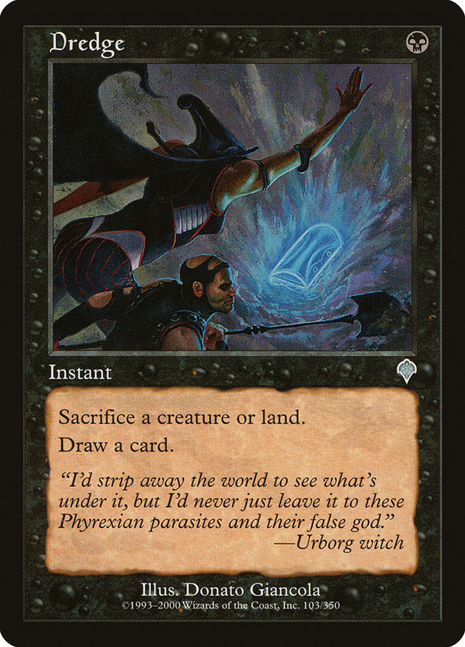 MTG Card Title: Dredge INV/103