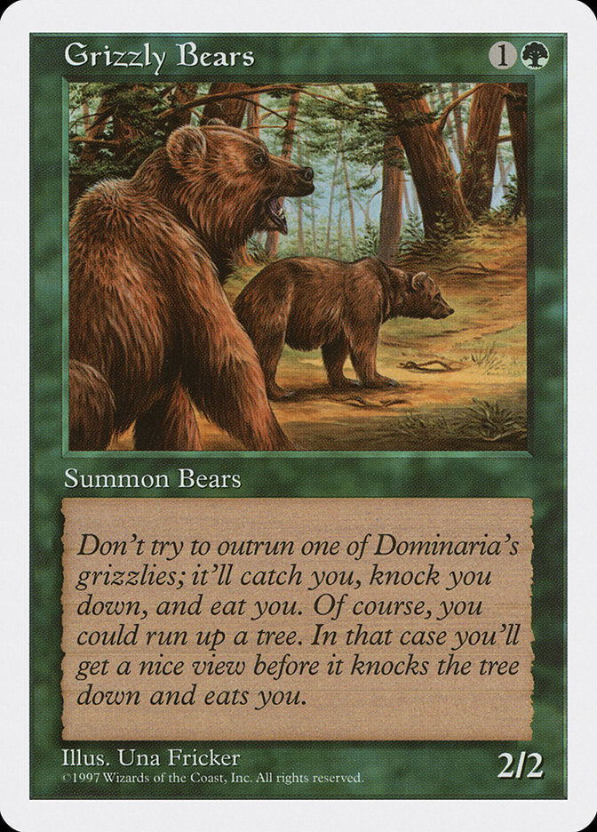 MTG Card Title: Grizzly Bears 5ED/301