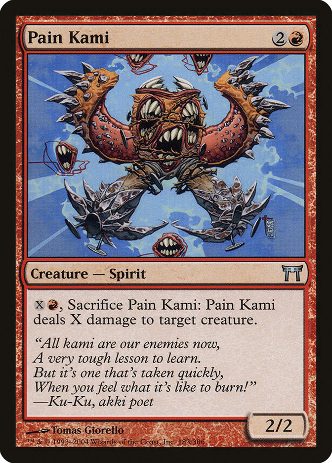 MTG Card Title: Pain Kami CHK/183