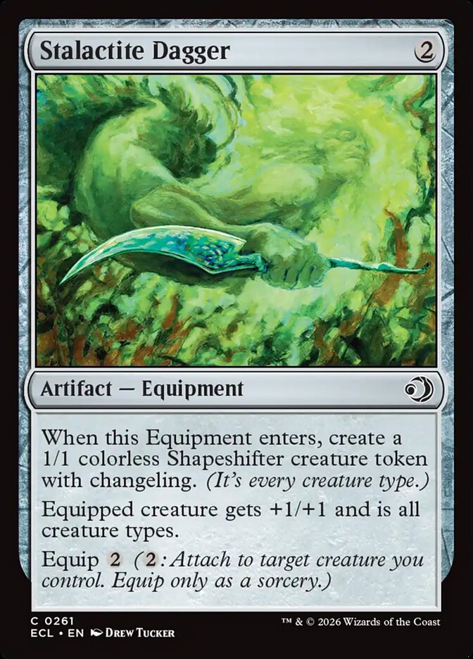 MTG Card Title: Stalactite Dagger ECL/261