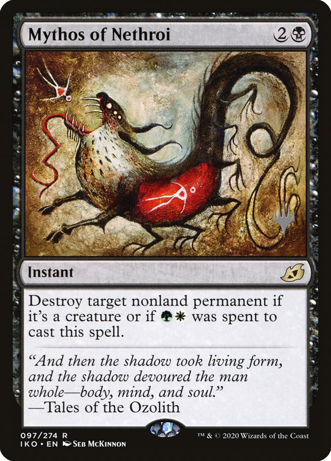 MTG Card Title: Mythos of Nethroi PIKO/97p
