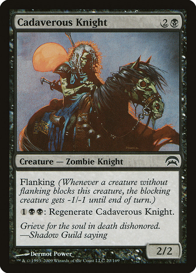 MTG Card Title: Cadaverous Knight HOP/20