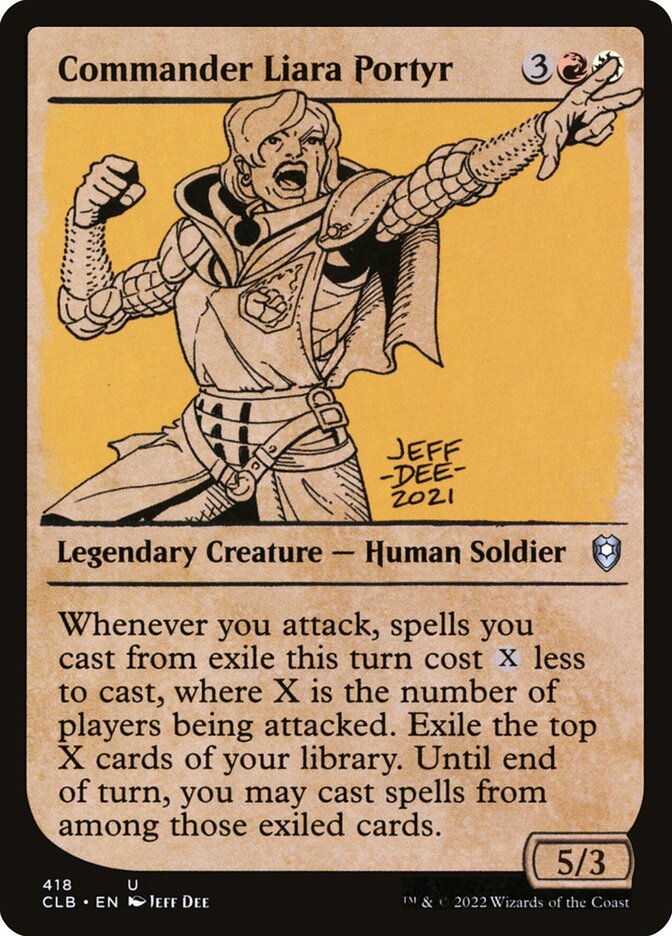 MTG Card Title: Commander Liara Portyr CLB/418