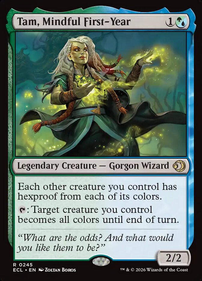 MTG Card Title: Tam, Mindful First-Year ECL/245
