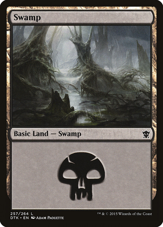 MTG Card Title: Swamp DTK/257