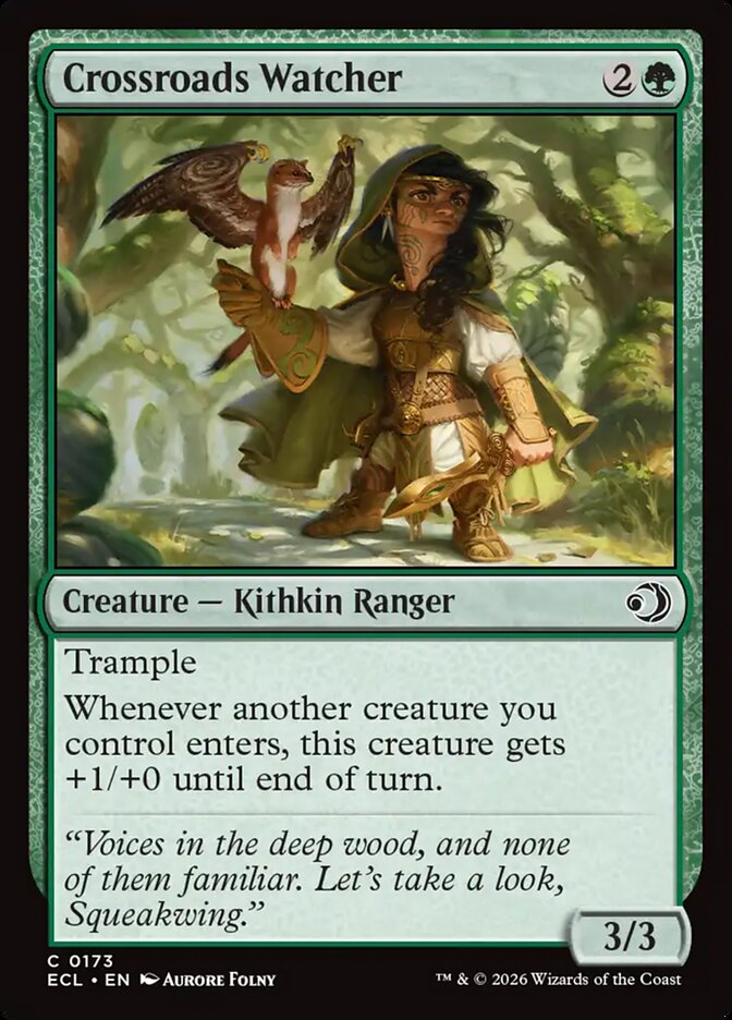 MTG Card Title: Crossroads Watcher ECL/173