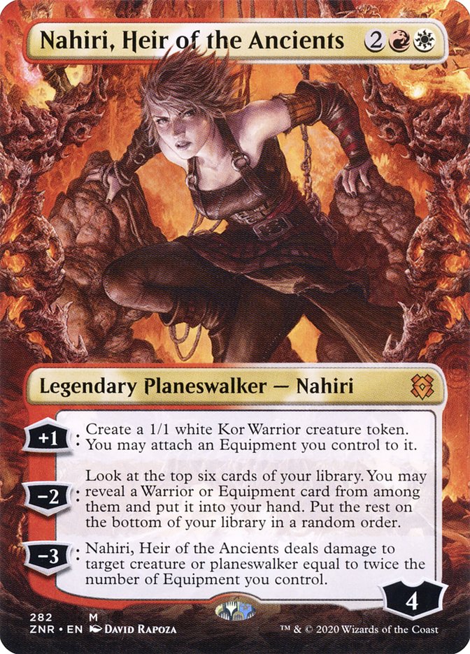 MTG Card Title: Nahiri, Heir of the Ancients ZNR/282