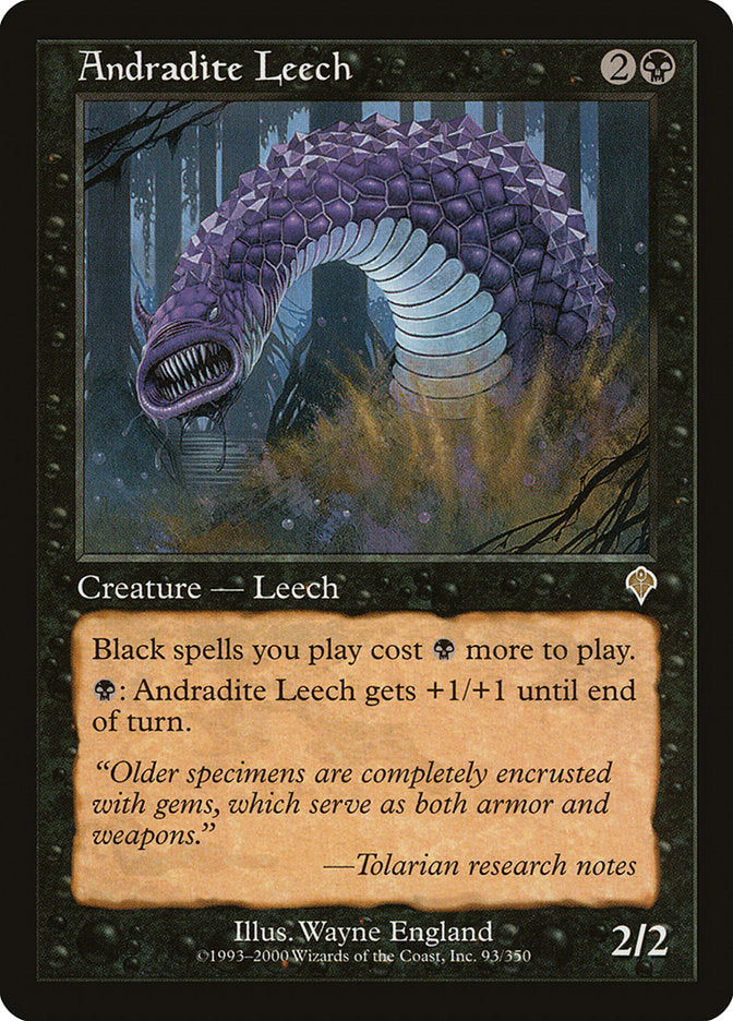 MTG Card Title: Andradite Leech INV/93