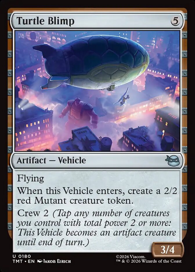 MTG Card Title: Turtle Blimp TMT/180