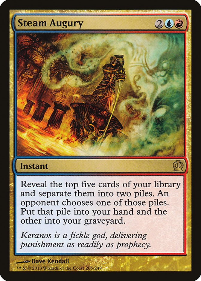 MTG Card Title: Steam Augury THS/205
