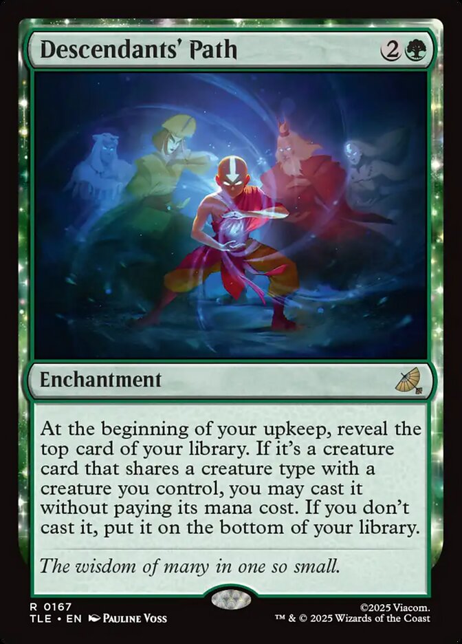 MTG Card Title: Descendants' Path TLE/167
